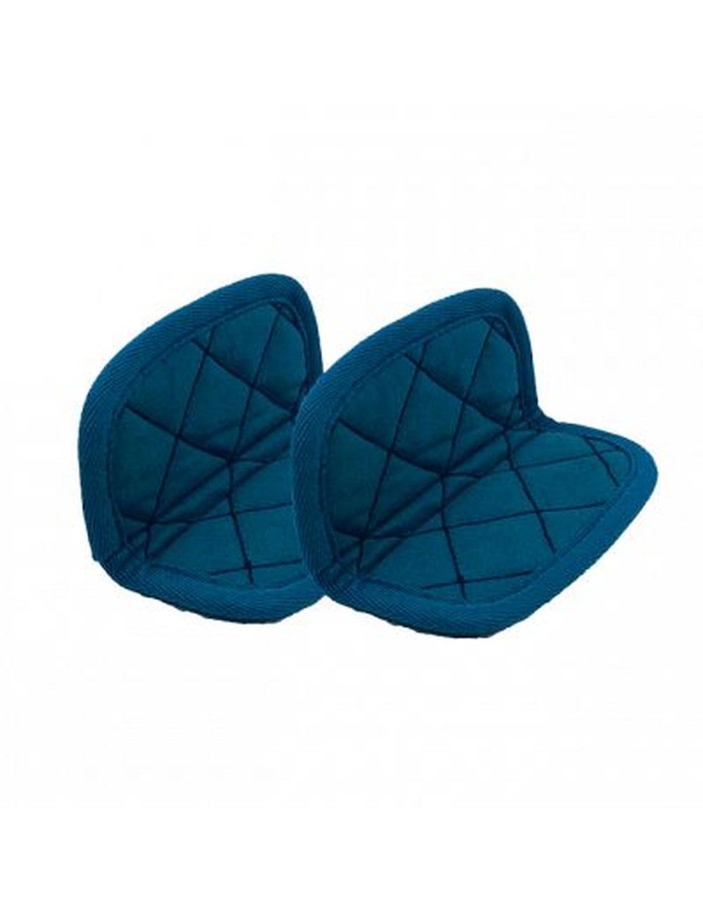 Paire De Maniques En Coton Bleu