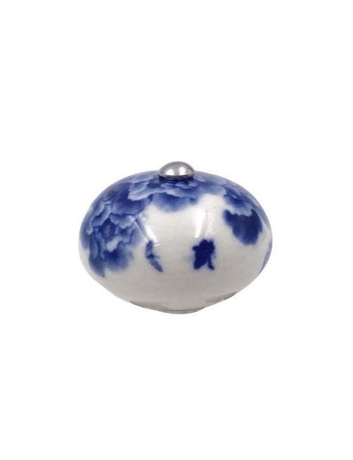 Poignée Boule Céramique Blanche