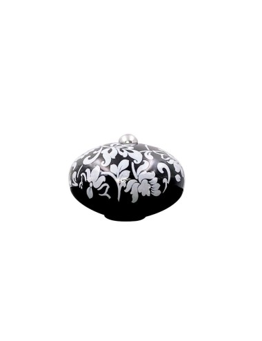 Poignée Céramique Arabesque Noire