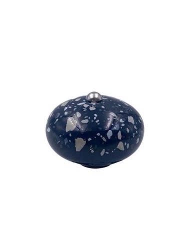 Poignée Céramique Terrazzo Bleu