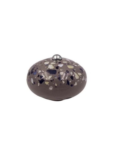 Poignée Céramique Terrazzo Chocolat