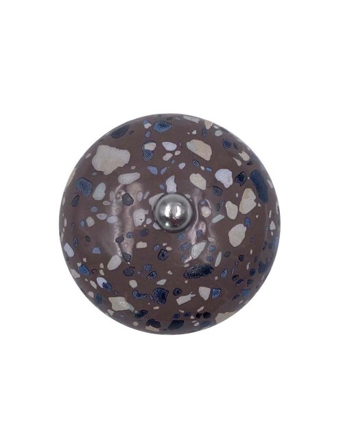Poignée Céramique Terrazzo Chocolat