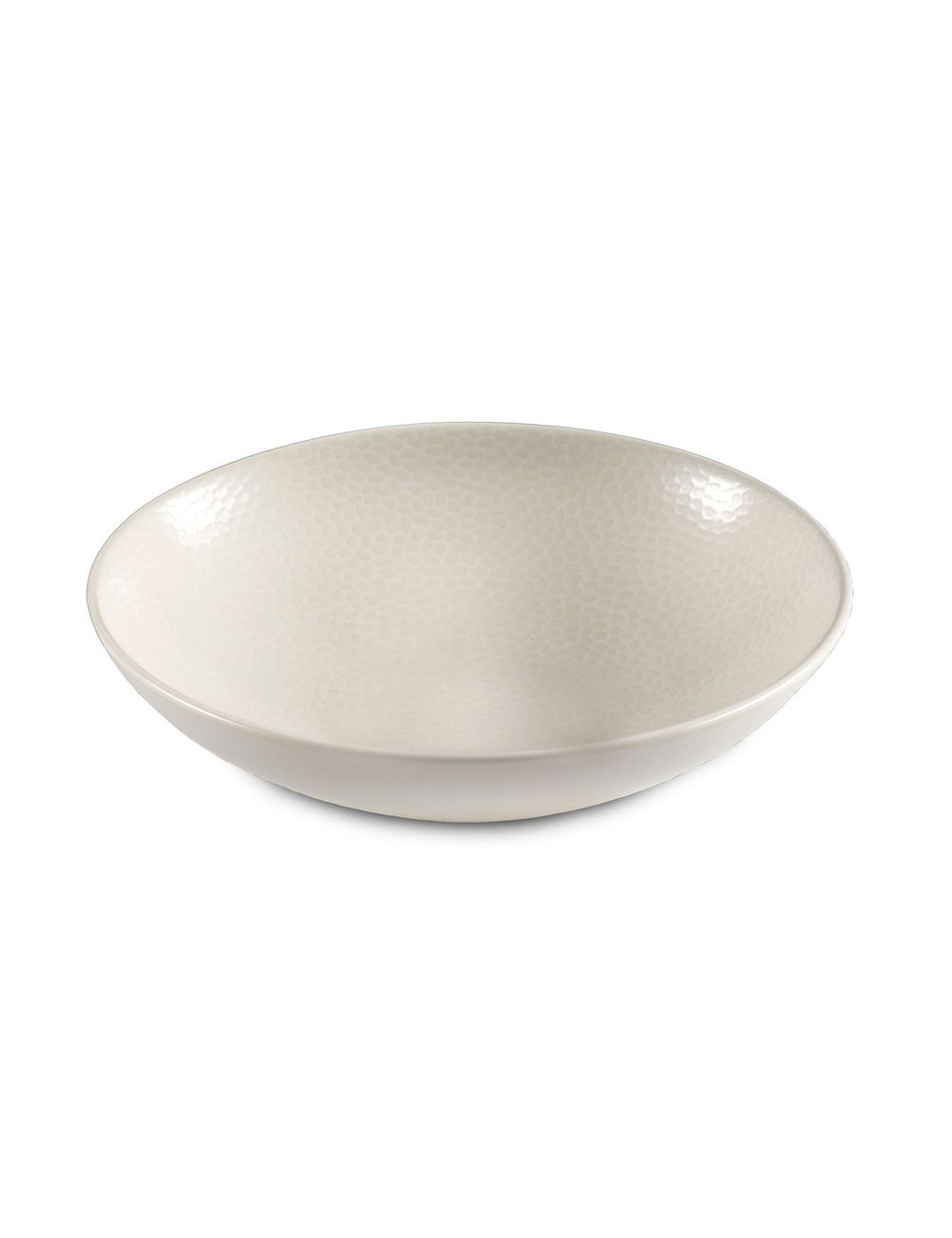Assiette À Salade Et Pâtes Stone Ivoire