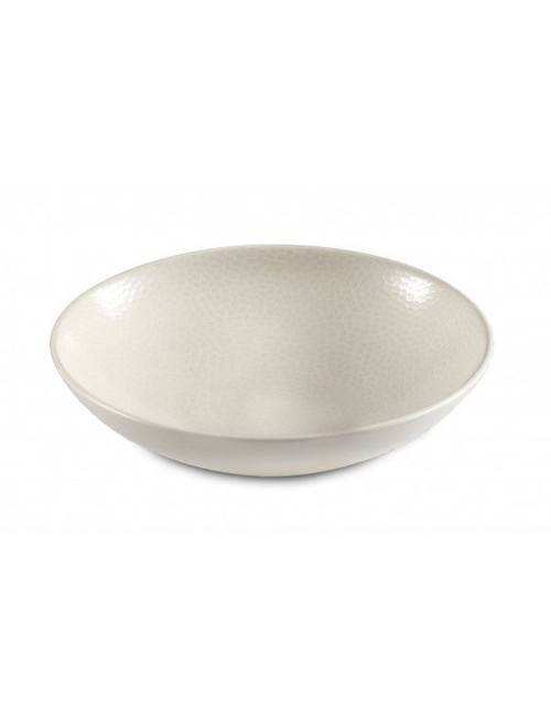 Assiette À Salade Et Pâtes Stone Ivoire
