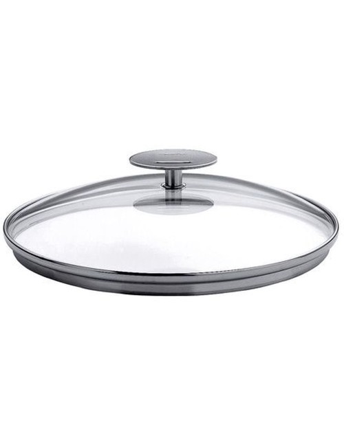 Couvercle En Verre Bombé Platine 30Cm