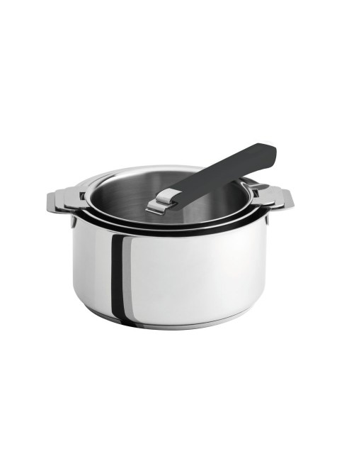 Série De 3 Casseroles Mutine + Poignée Grise