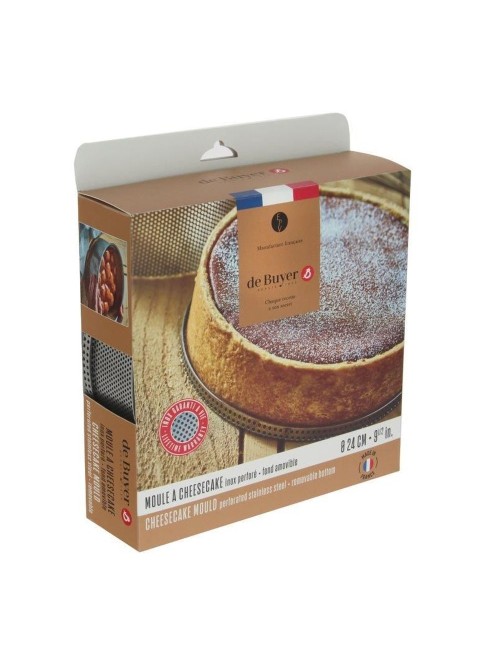 Moule À Manqué Rond Perforé 24 Cm