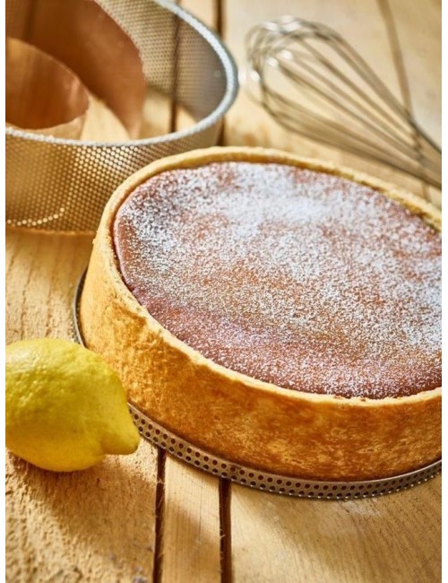 Moule À Manqué Rond Perforé 24 Cm