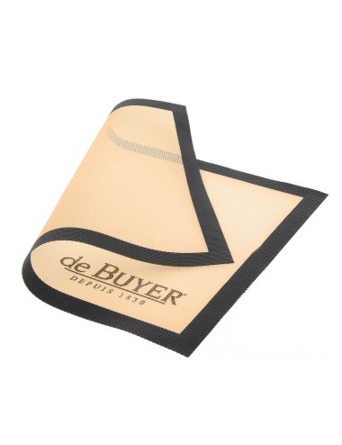 Tapis De Cuisson Micro-Aéré En Fibre De Verre Siliconée 40 X 30 Cm