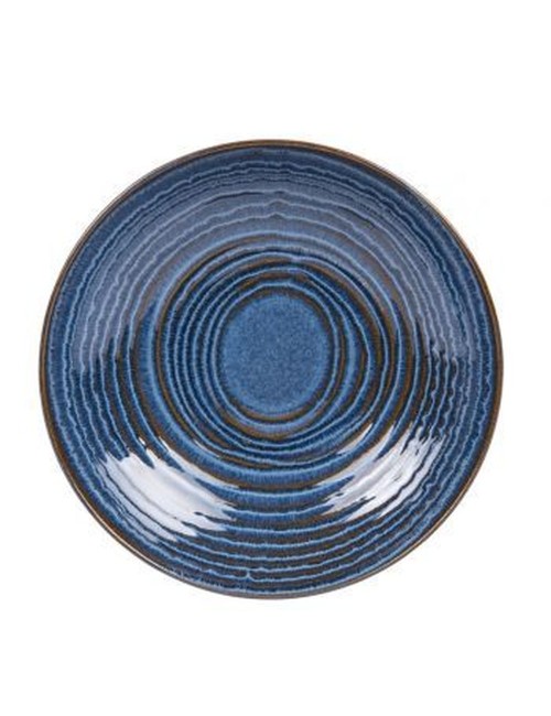 Assiette Creuse Moon Bleue 22Cm