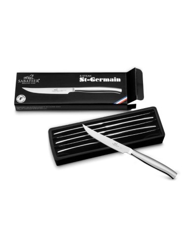 Coffret 6 Couteaux À Steak Saint-Germain Lame Lisse