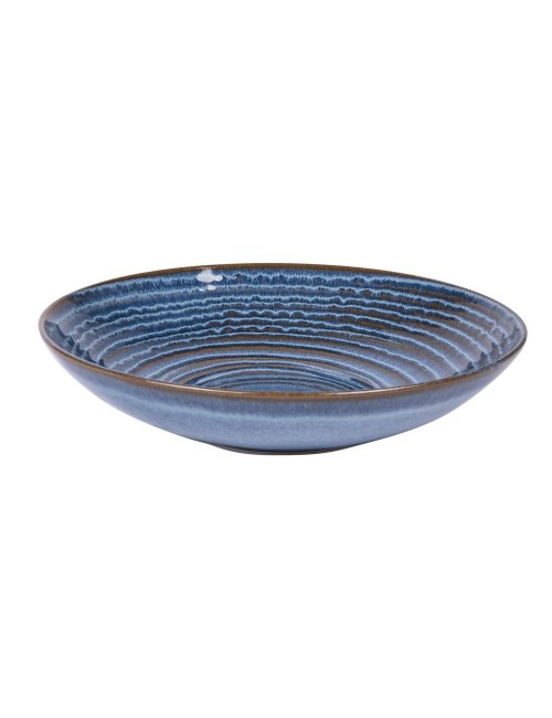 Assiette Creuse Moon Bleue 22Cm