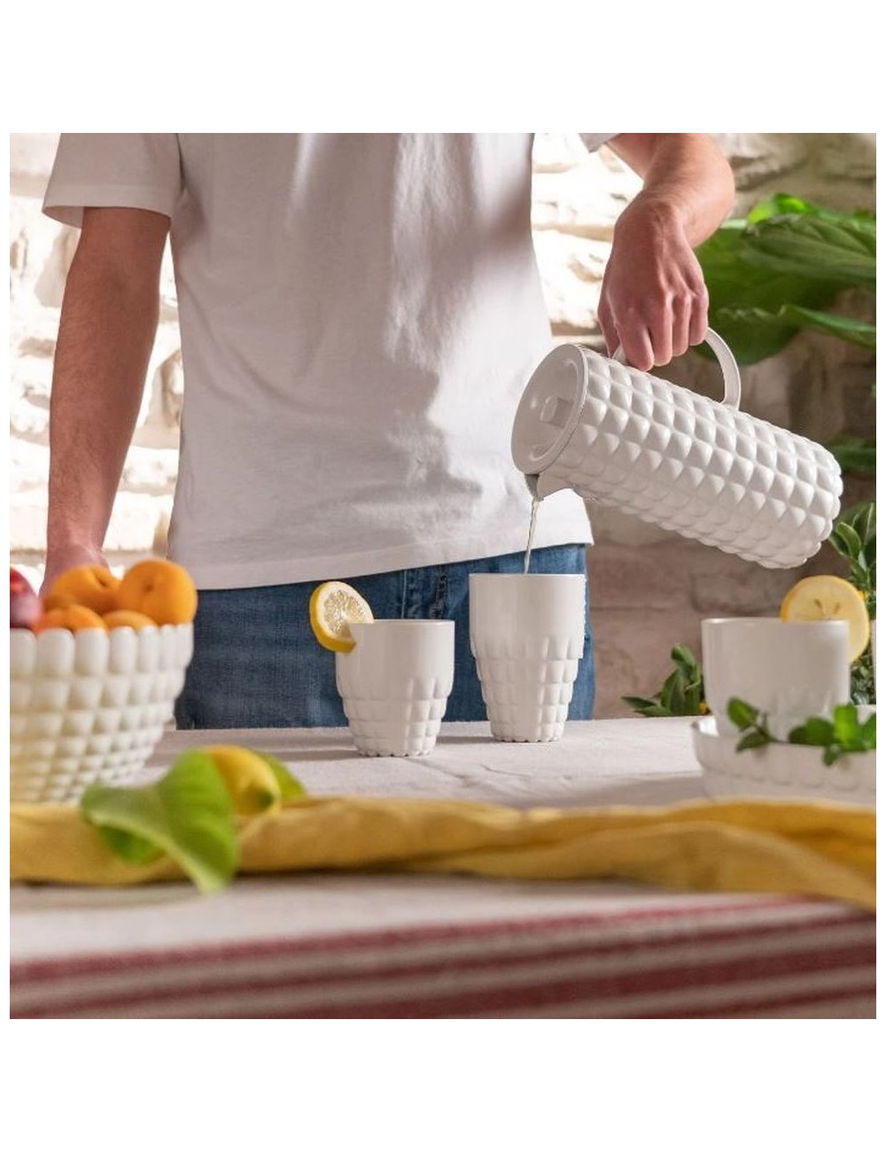 Carafe 1,75 L Tiffany Blanc